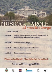 Musica e parole al vecchio borgo